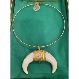 Revlon The Safari Tusk Horn Necklace for Moon Drops Solid Perfume